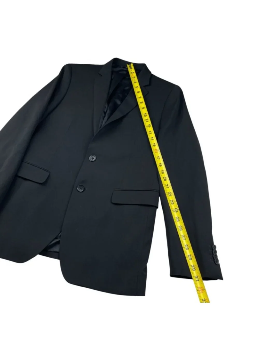 Banana Republic Men’s 100% Wool Modern Slim Fit 2-Button Blazer Black • 38R